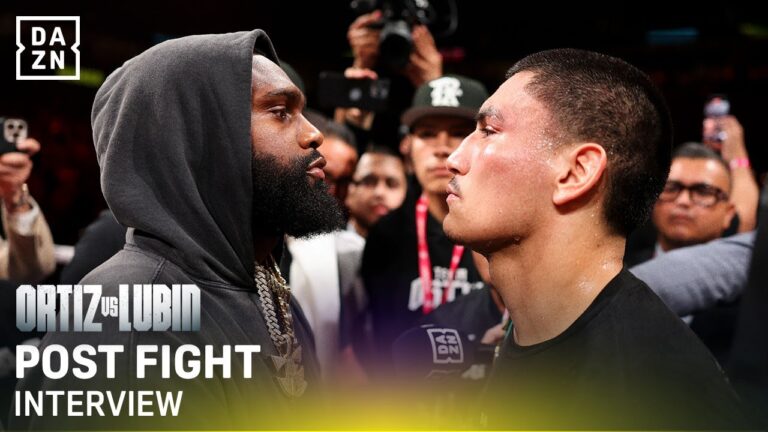 Jaron “Boots” Ennis FACES OFF with Vergil Ortiz Jr. | Full Post Fight Interview