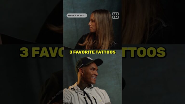 Conor Benn ranks his three favorite tattoos 🖼️🖤 #EubankBenn2 | November 15