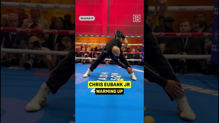 Chris Eubank Jr. is warming up! 💪 #shorts