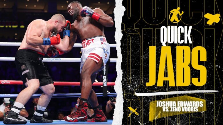 Quick Jabs | Joshua Edwards vs. Zeno Vooris | 💥 Another One Bites the Dust! 💥
