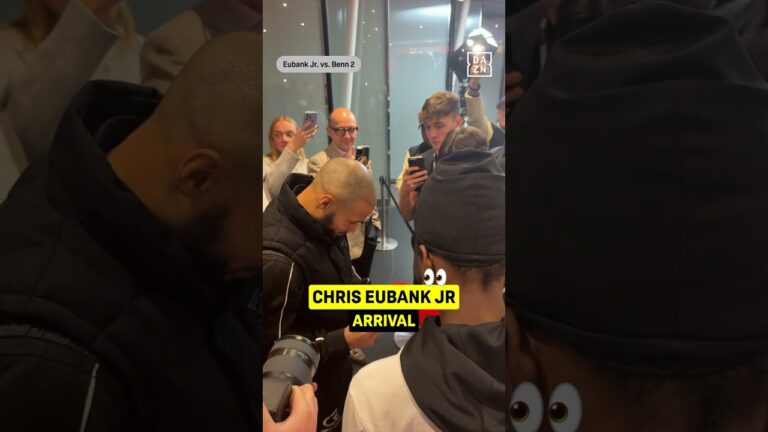 Chris Eubank Jr. has FINALLY arrived! 😅 #shorts