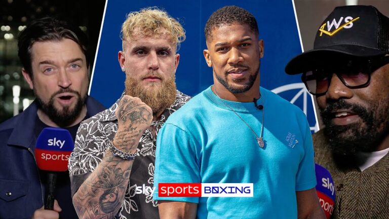 REACTION! Anthony Joshua in talks to fight Jake Paul 🚨