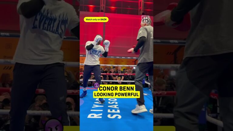Conor Benn is looking POWERFUL! 🥶 #shorts