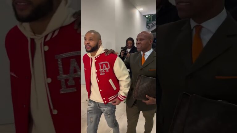 HE'S HERE!! Chris Eubank Sr Arrives With Jr For Benn Rematch Press Conference