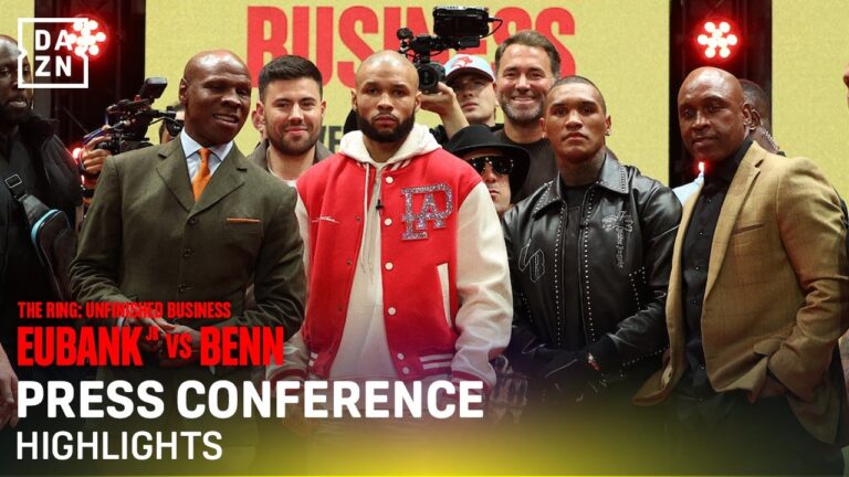 EUBANK JR VS. CONOR BENN 2 | Press Conference Highlights