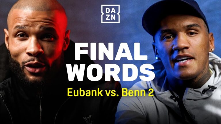 The FINAL Words Before Fight Night 😤 | Chris Eubank Jr vs Conor Benn 2