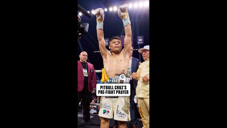 Isaac “Pitbull” Cruz Reveals His Pre-fight Prayer 🙏⛪