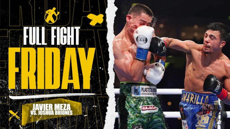 Full Fight | Javier Meza vs. Joshua Briones #goldenboyfightnight
