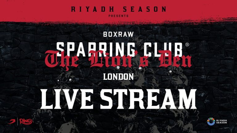 BOXRAW SPARRING CLUB: THE LION'S DEN LIVESTREAM