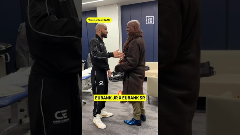 The Eubanks have a small chat before the MASSIVE fight #shorts