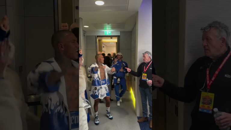 Conor Benn Celebrates In Locker Room After Eubank Revenge 🕺💃
