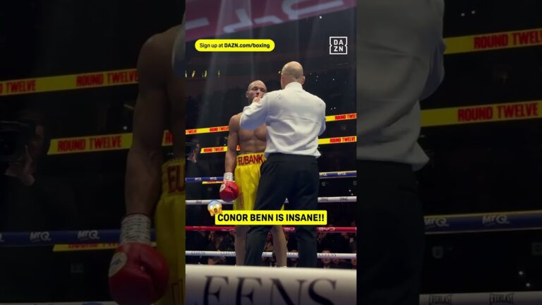 WHAT A KNOCKDOWN FROM CONOR BENN 🤯 #shorts