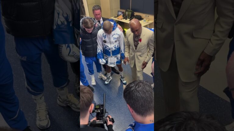 Team Benn's Final Prayer Before Eubank Jr Rematch 🙏
