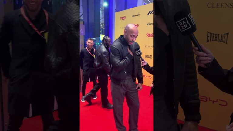 Terence Crawford & Thierry Henry Arrive At Eubank Jr Vs Benn 2 Fight