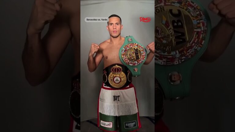David Benavidez shows off INCREDIBLE shape at media day ahead of Anthony Yarde fight