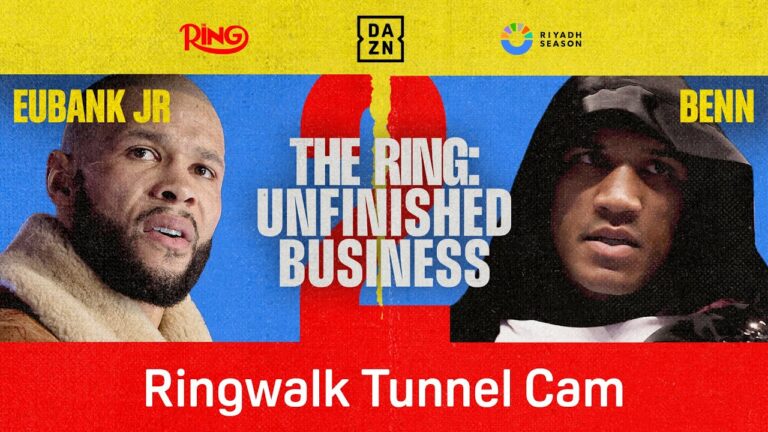 RINGWALK CAM LIVE | CHRIS EUBANK JR. VS. CONOR BENN 2