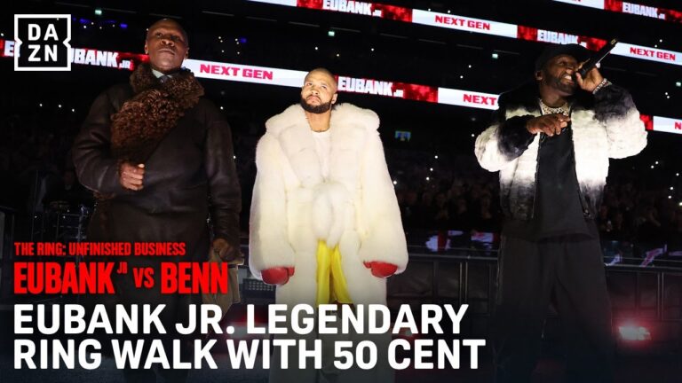 EUBANK JR'S LEGENDARY RING WALK WITH 50 CENT!