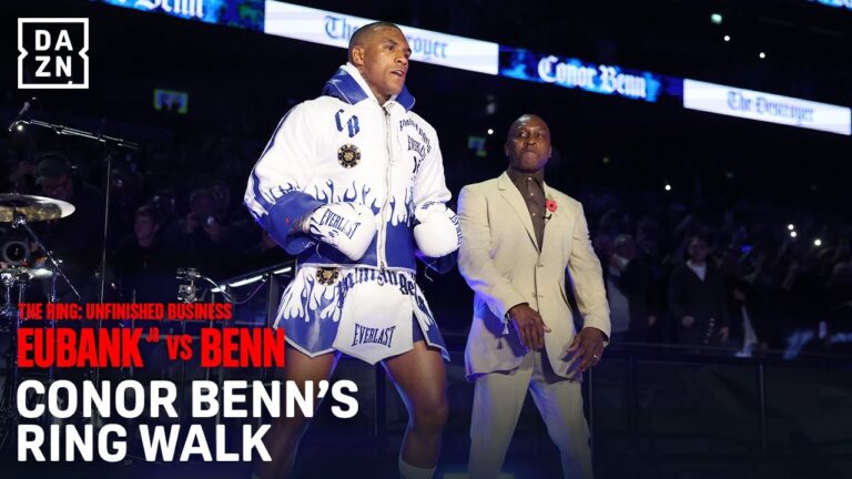 CONOR BENN'S THEATRICAL RING WALK!!
