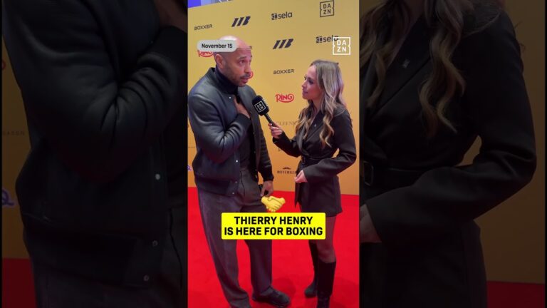 Thierry Henry is here to support boxing! ♥️ #shorts