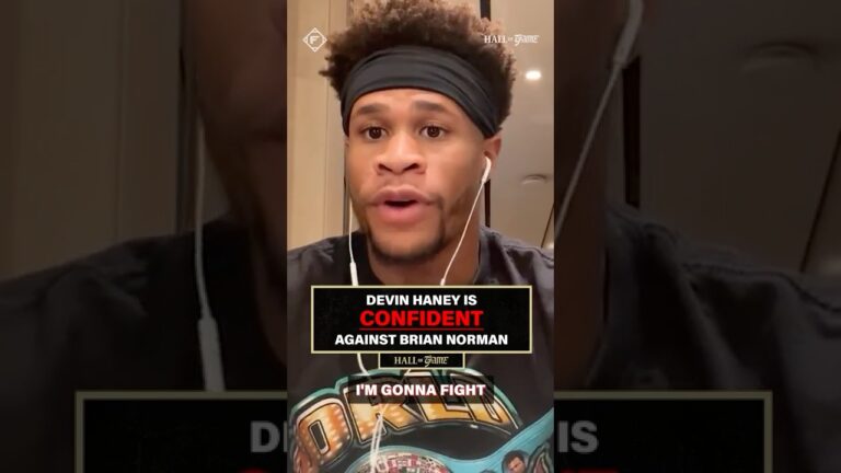 Devin Haneyâ€™s confidence on 💯 heading into his first welterweight title fight 😤