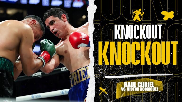 KO | Raul Curiel vs. Victor Rodriguez | The Mexican knockout Machine!
