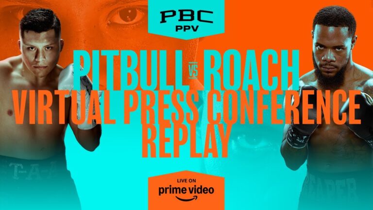Pitbull vs. Roach VIRTUAL PRESS CONFERENCE REPLAY
