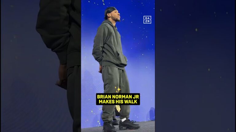 Brian Norman Jr. makes his walk to the stage! 👀 #shorts