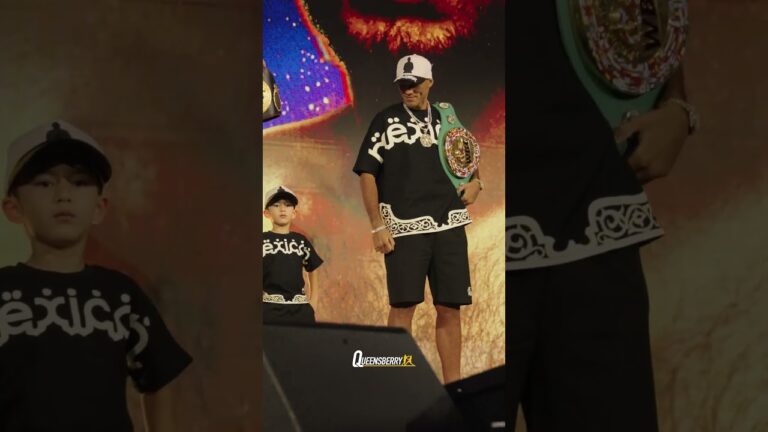 The Mexican Monster, David Benavidez, takes the red carpet 🇲🇽