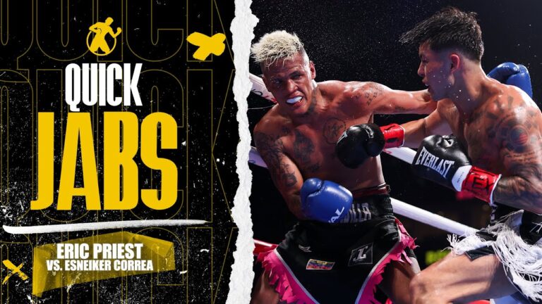 Quick Jab | Eric Priest vs. Esneiker Correa #goldenboyfightnight