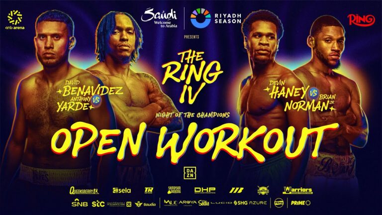 David Benavidez v Anthony Yarde Open Workout LIVE | Riyadh Season: Ring IV 💥 #Riyadhseason