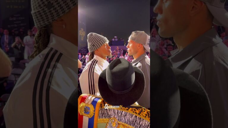 Benavidez & Yardeâ€™s face off up close 👀 World Title Clash 🔜💥