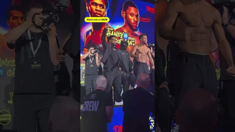 TENSE FACE-OFF between Brian Norman Jr and Devin Haney 👀