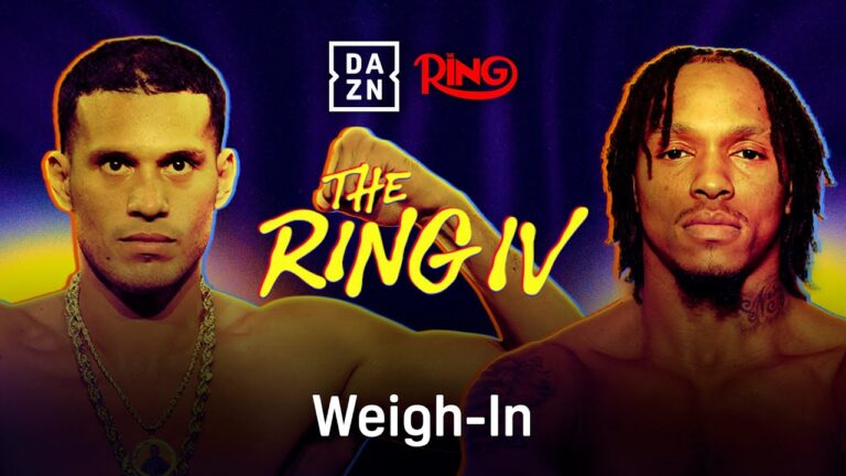 RING IV: NIGHT OF THE CHAMPIONS | DAVID BENAVIDEZ VS. ANTHONY YARDE WEIGH IN LIVESTREAM