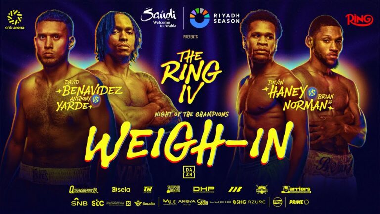 David Benavidez v Anthony Yarde Weigh-In LIVE | Riyadh Season: Ring IV 💥 #RiyadhSeason