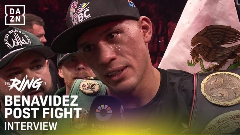 David Benavidez Puts On a MASTERCLASS | Post Fight interview