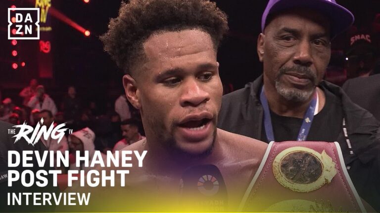 Devin â€œThe Dreamâ€ Haney gets the job DONE | Post Fight Interview