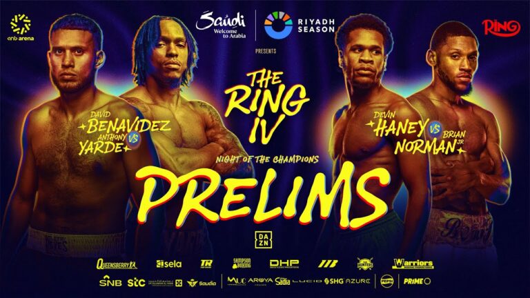 David Benavidez v Anthony Yarde Prelims LIVE | Riyadh Season: Ring IV 💥 #RiyadhSeason