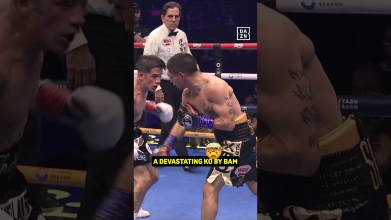 That Bam Rodriguez left hand that KNOCKED OUT Fernando Martinez! 💥 #shorts