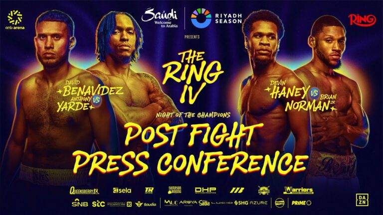 David Benavidez DEFEATS Anthony Yarde | Post Fight Press Conference | Riyadh Season: Ring IV 💥
