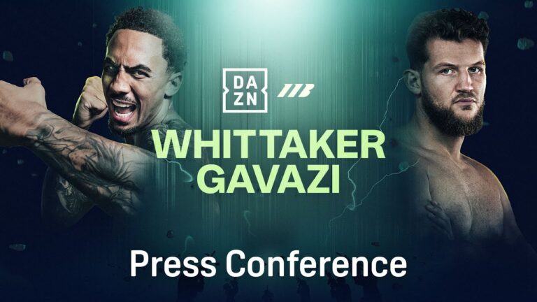 BEN WHITTAKER VS. BENJAMIN GAVAZI PRESS CONFERENCE LIVESTREAM