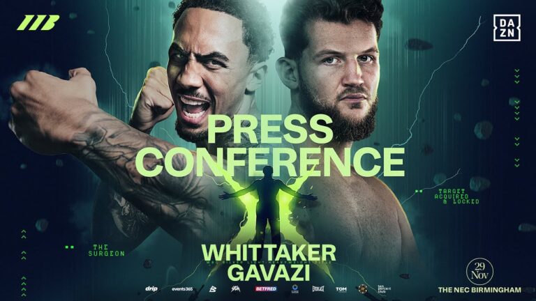 Ben Whittaker vs Benjamin Gavazi: *LIVE* Press Conference | Matchroom Boxing