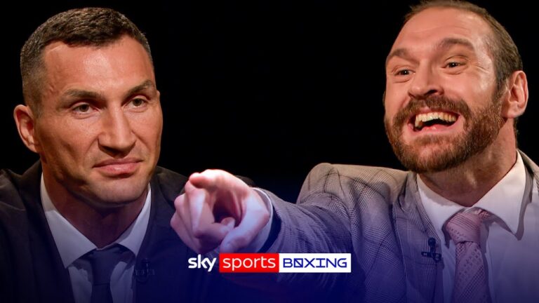 Fury or Klitschko, who left the sauna first? 🤔 CLASSIC Gloves Are Off!