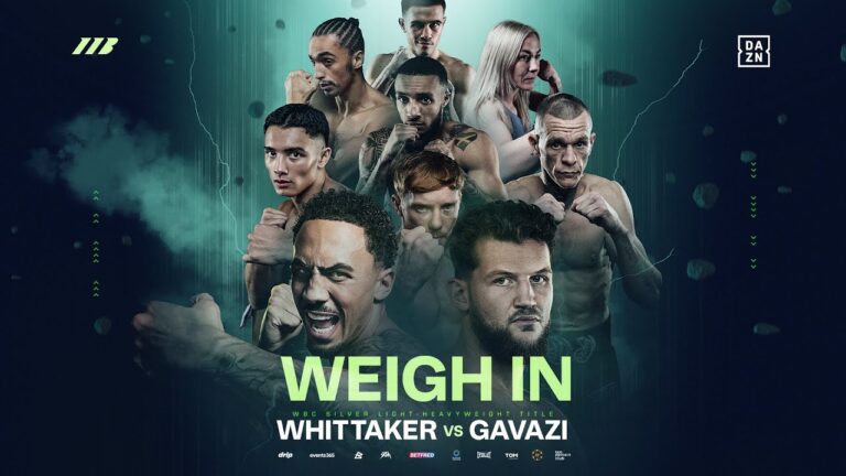 Ben Whittaker Vs Benjamin Gavazi: *LIVE* Weigh In | Matchroom Boxing