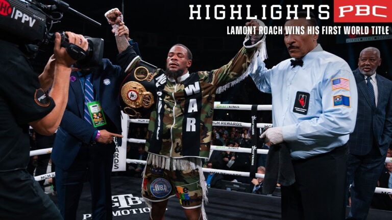 Lamont Roach drops Hector Garcia on the way to his first world title | Garcia vs Roach HIGHLIGHTS