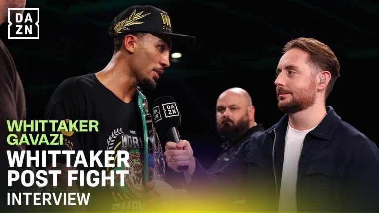 Ben Whittaker reacts to KNOCKING OUT Benjamin Gavazi 🤩| Post Fight Interview