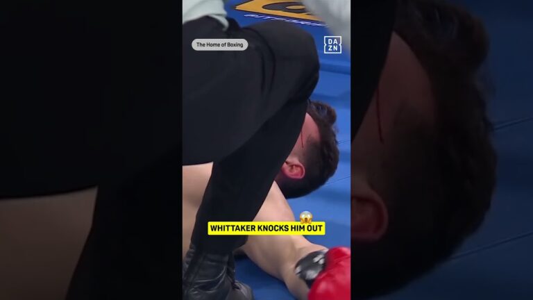 BEN WHITTAKER KNOCKED HIM OUT COLD 😱😱 #shorts