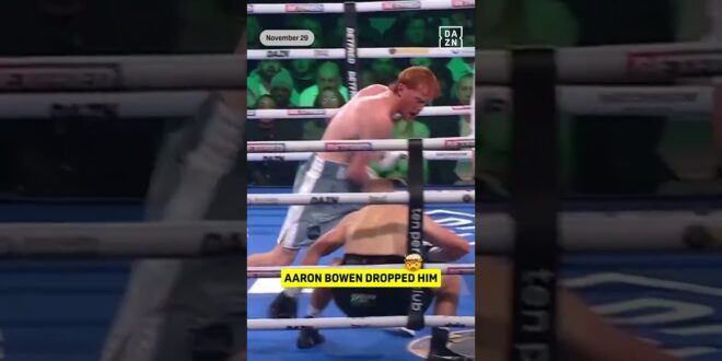 AARON BOWEN DROPPED HIM #shorts – Boxing News