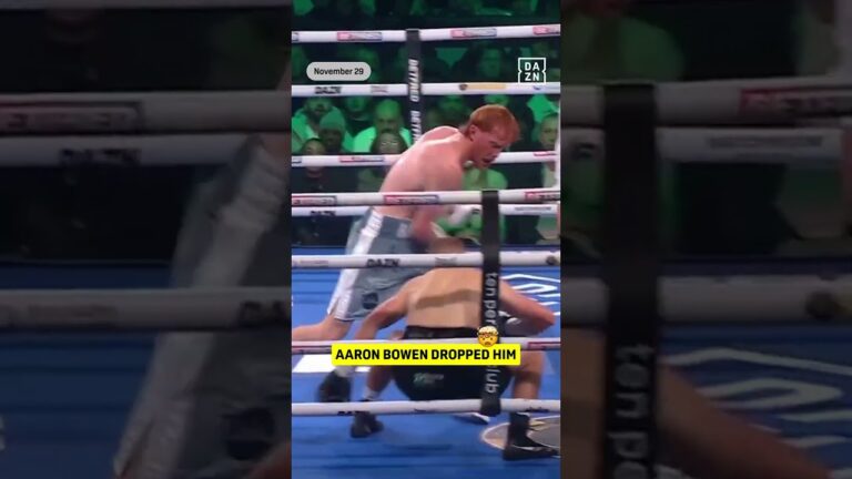 AARON BOWEN DROPPED HIM #shorts