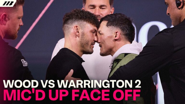 MIC'D UP: “I'm Going To Chin You!” – Explosive Leigh Wood vs Josh Warrington Face Off | Matchroom