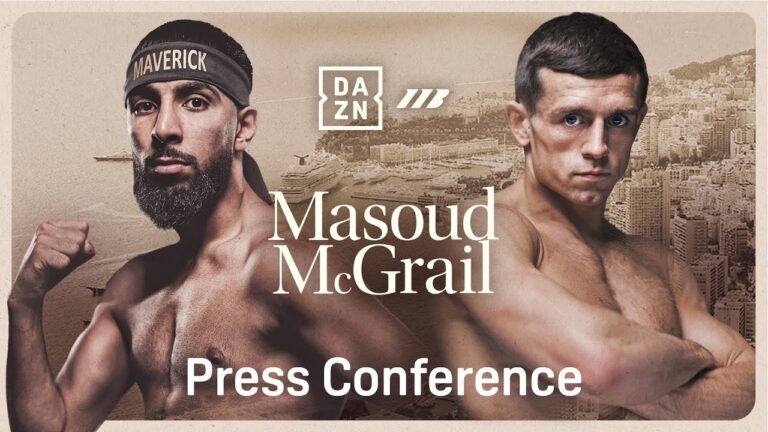SHABAZ MASOUD VS. PETER MCGRAIL PRESS CONFERENCE LIVESTREAM